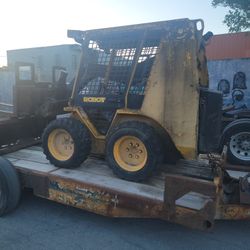 Robot Bobcat Skid Steer with Heavy Equipment Trailer Bill of Sale "Must Sell Today" $4499. obo