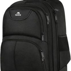 Rolling Carry Backpack MATEIN 17 inch Water Resistant Wheeled Laptop Backpack