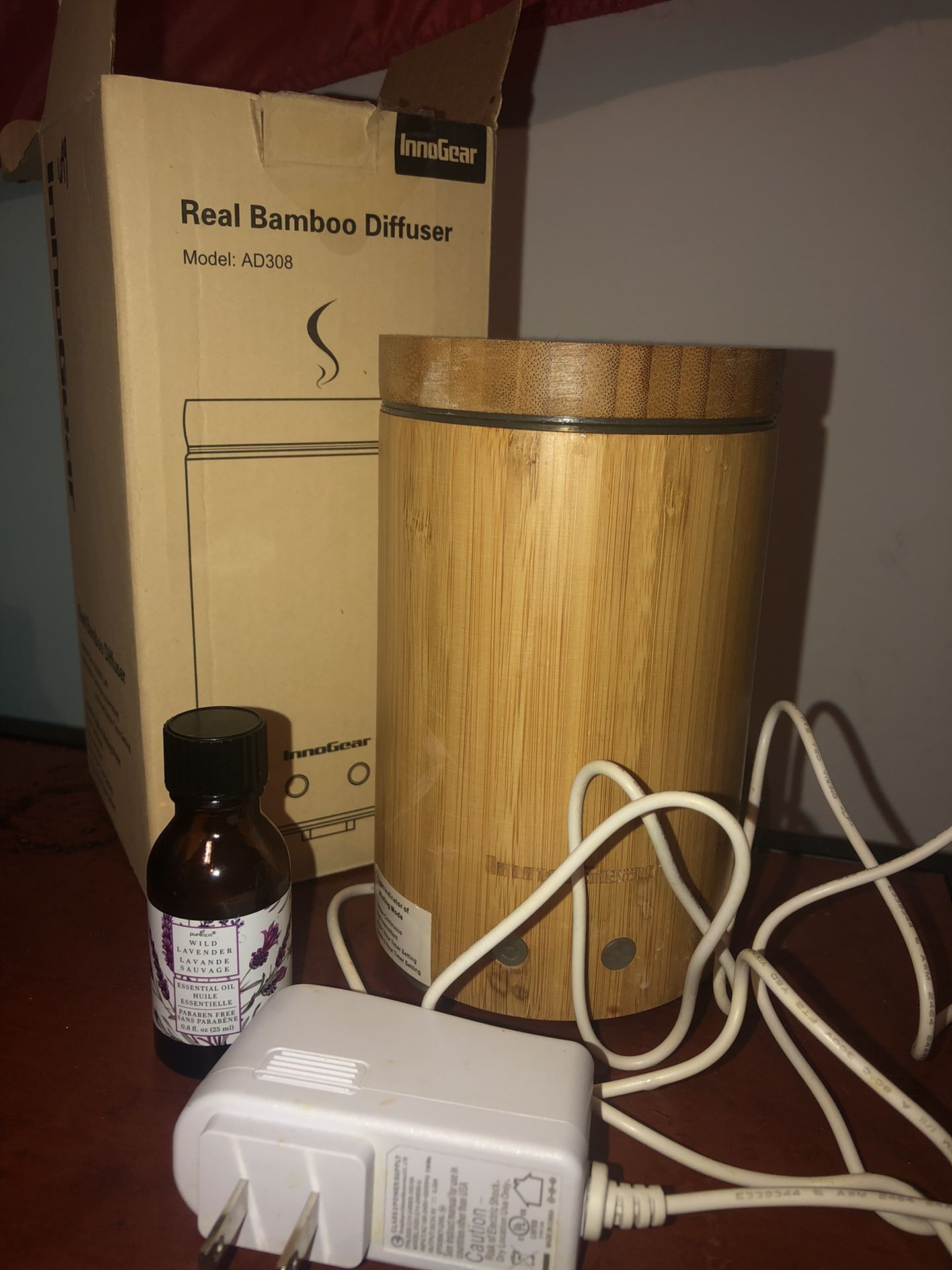 Wooden Bamboo Essential Oil Diffuser 