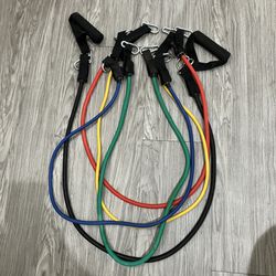 Resistance bands & jumprope (used)