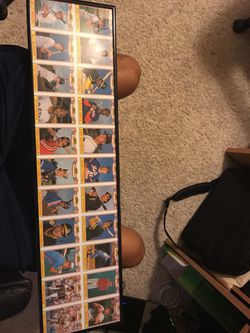 1987 collectible uncut rookie baseball cards