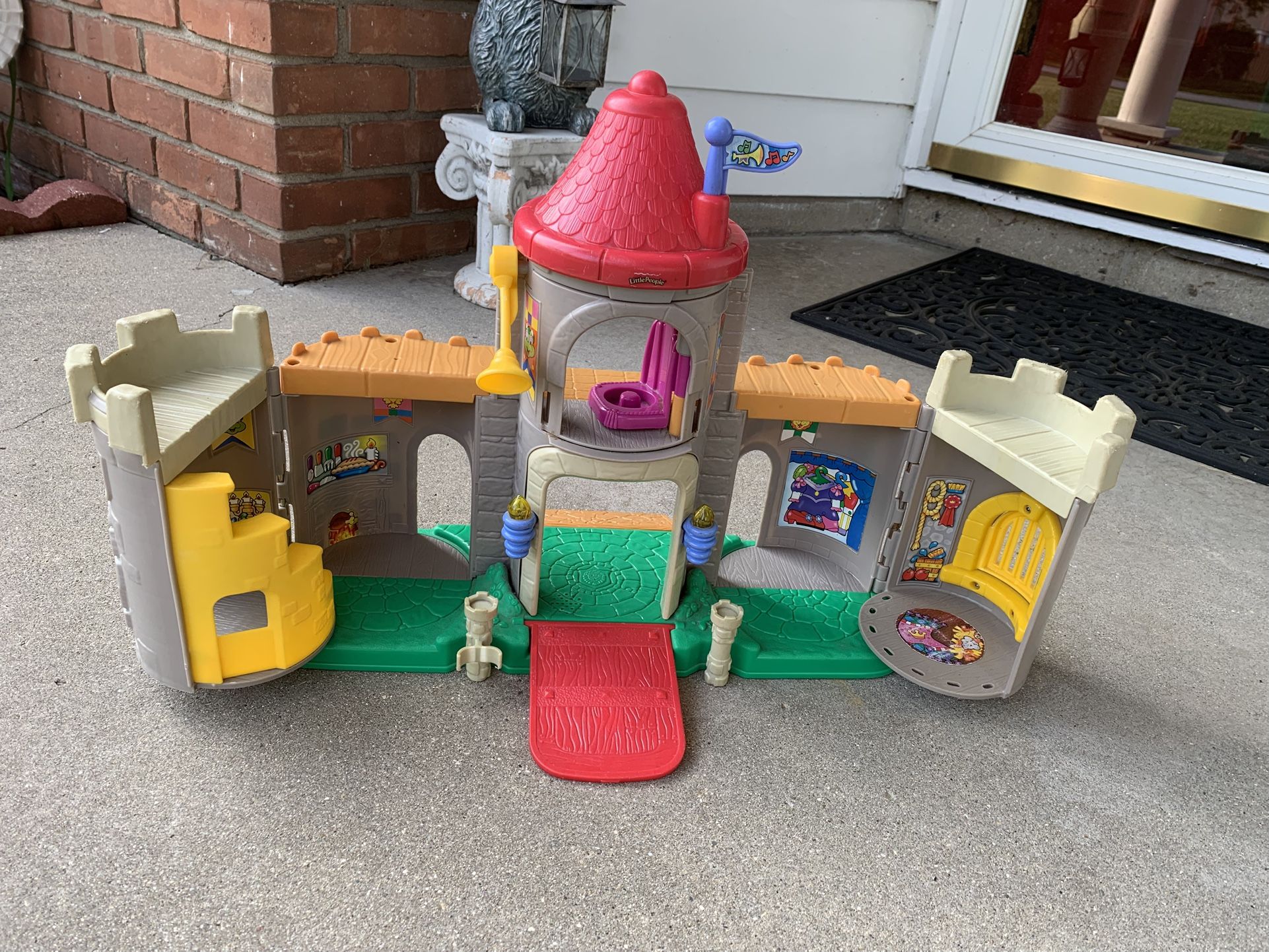 VTG Fisher Price Little People Lil Kingdom Palace Play-Set