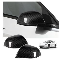 Tesla Model 3 2017-2024 carbon fiber mirror caps
