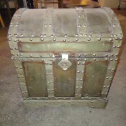 Antique Camelback Trunk