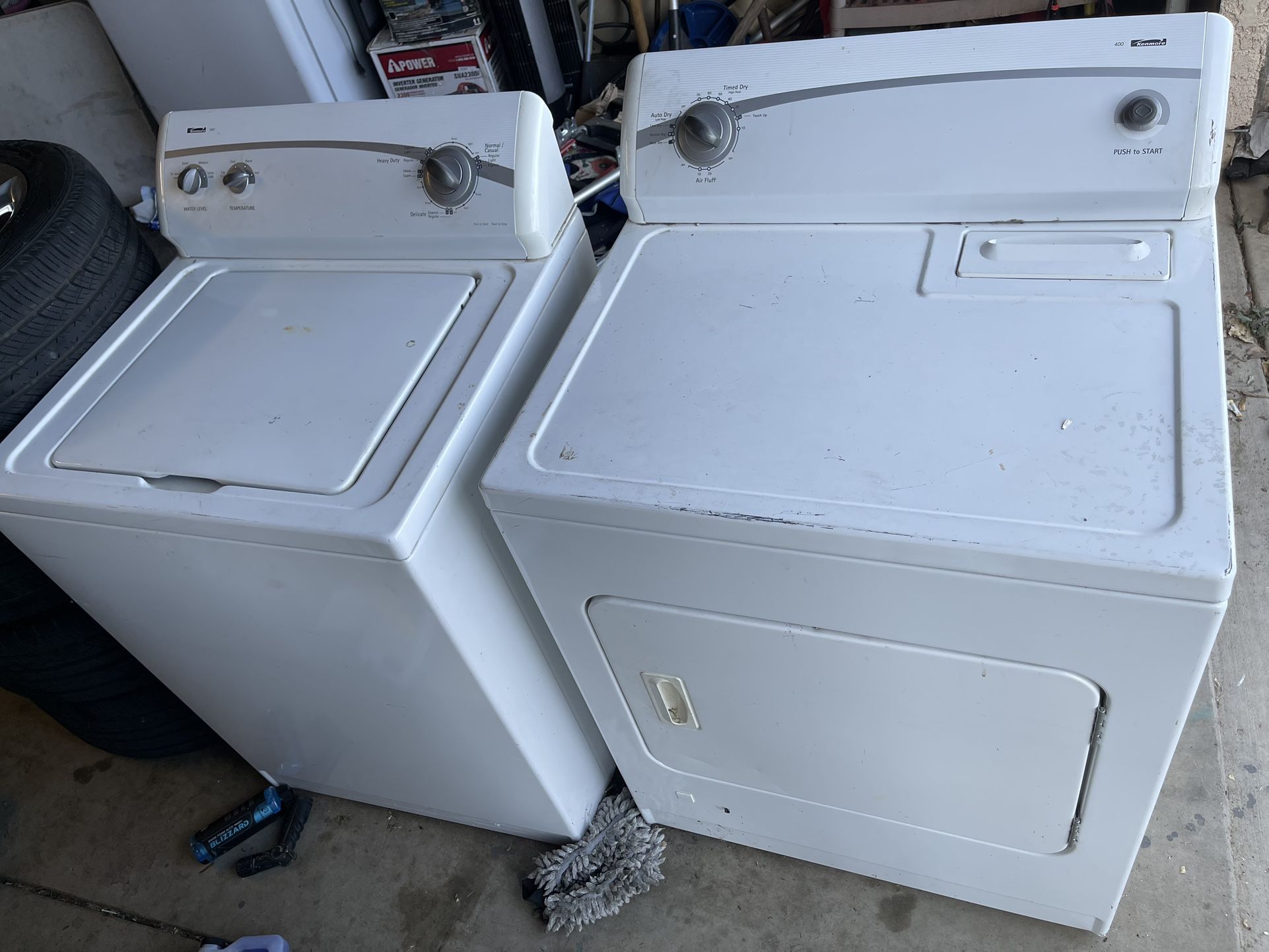 Kenmore washer and dryer