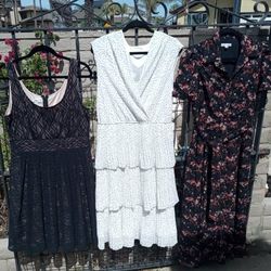 WOMEN'S SIZE XL, 10 AND 12 DRESSES $5 EACH 
