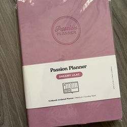 New Undated Passion Planner (Sunday start)