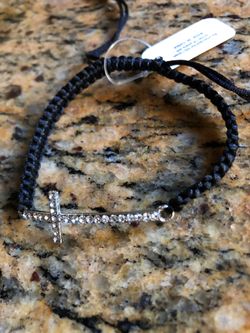 Crystal Cross Bracelet