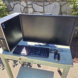 Old Hp Monitor And Computer (2015-2017 Model)