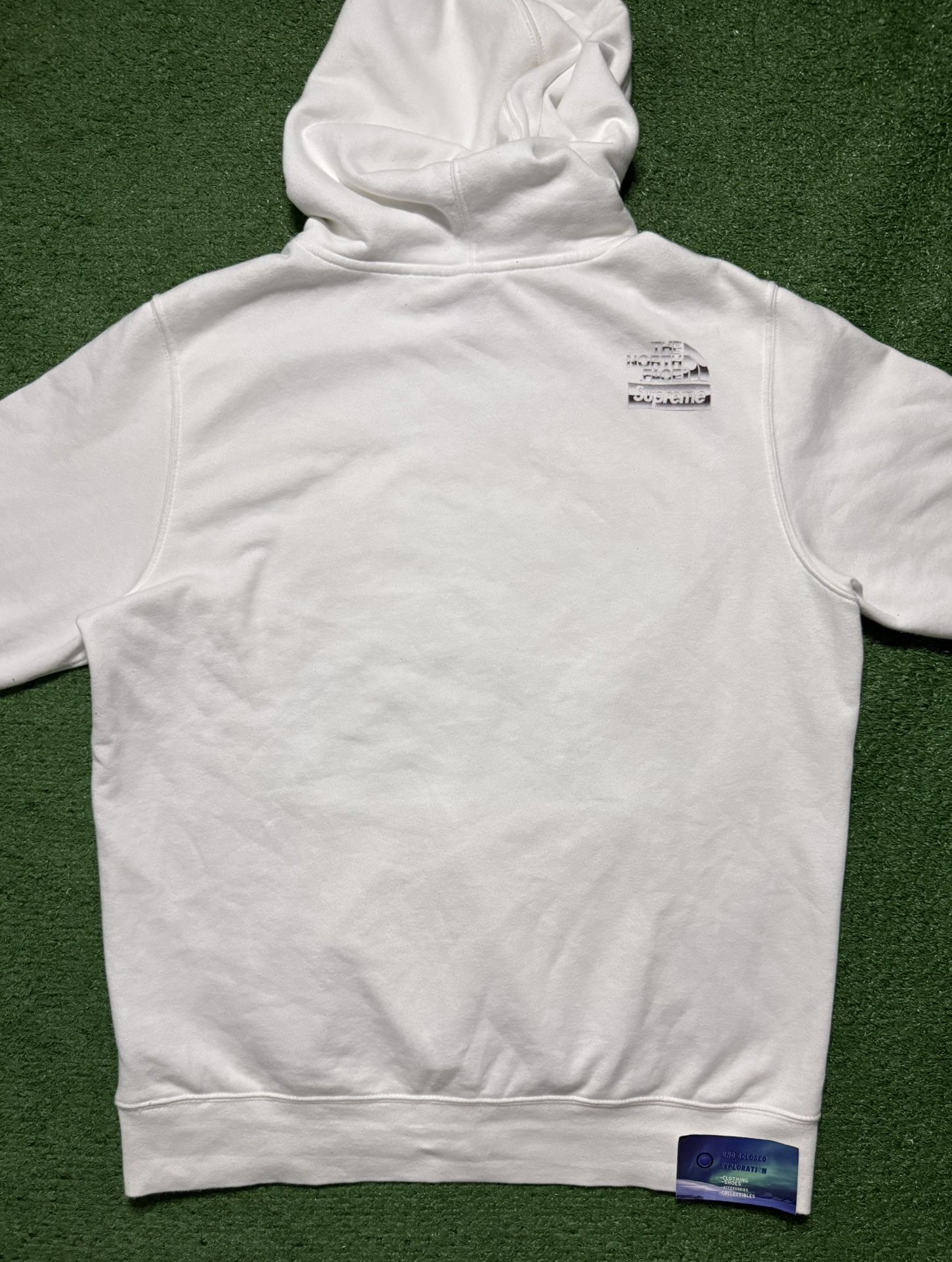 Supreme North Face Metallic Logo Hoodie Large