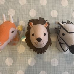Pillowfort Wall Mount Stuffed Head Room Decor Kids Wall Art