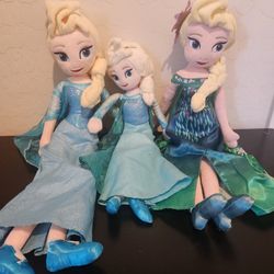 Elsa Plush Dolls (Great Condition)