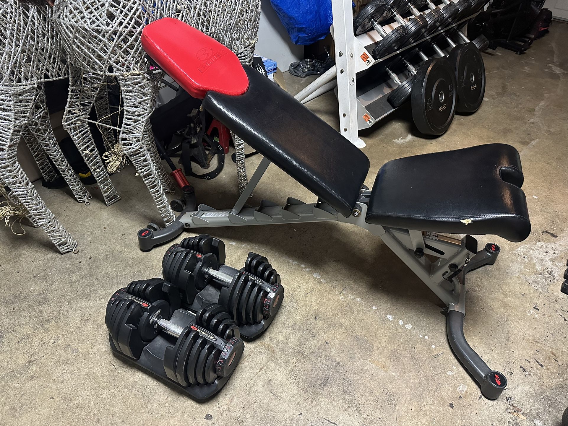 Bowflex 1090 Dumbbells And Bench‼️