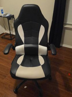 Black and White Gaming Chair