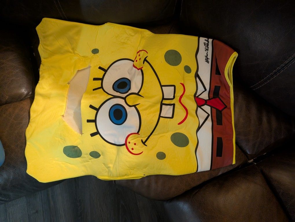 SpongeBob Kids Age 5-7 Years Old Comes With Boot covers
