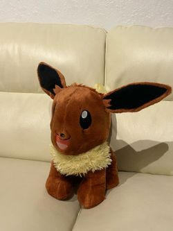 Build-A-Bear Workshop Pokémon Eevee Stuffed Animal Plush working Eevee sound box