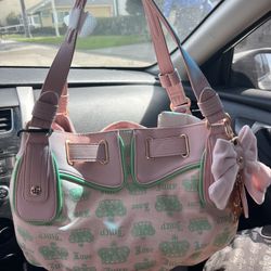 Juicy Couture Pink & Green Bag 