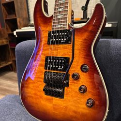 Schecter Omen Extreme Floyd Rose Electric Guitar Vintage Sunburst