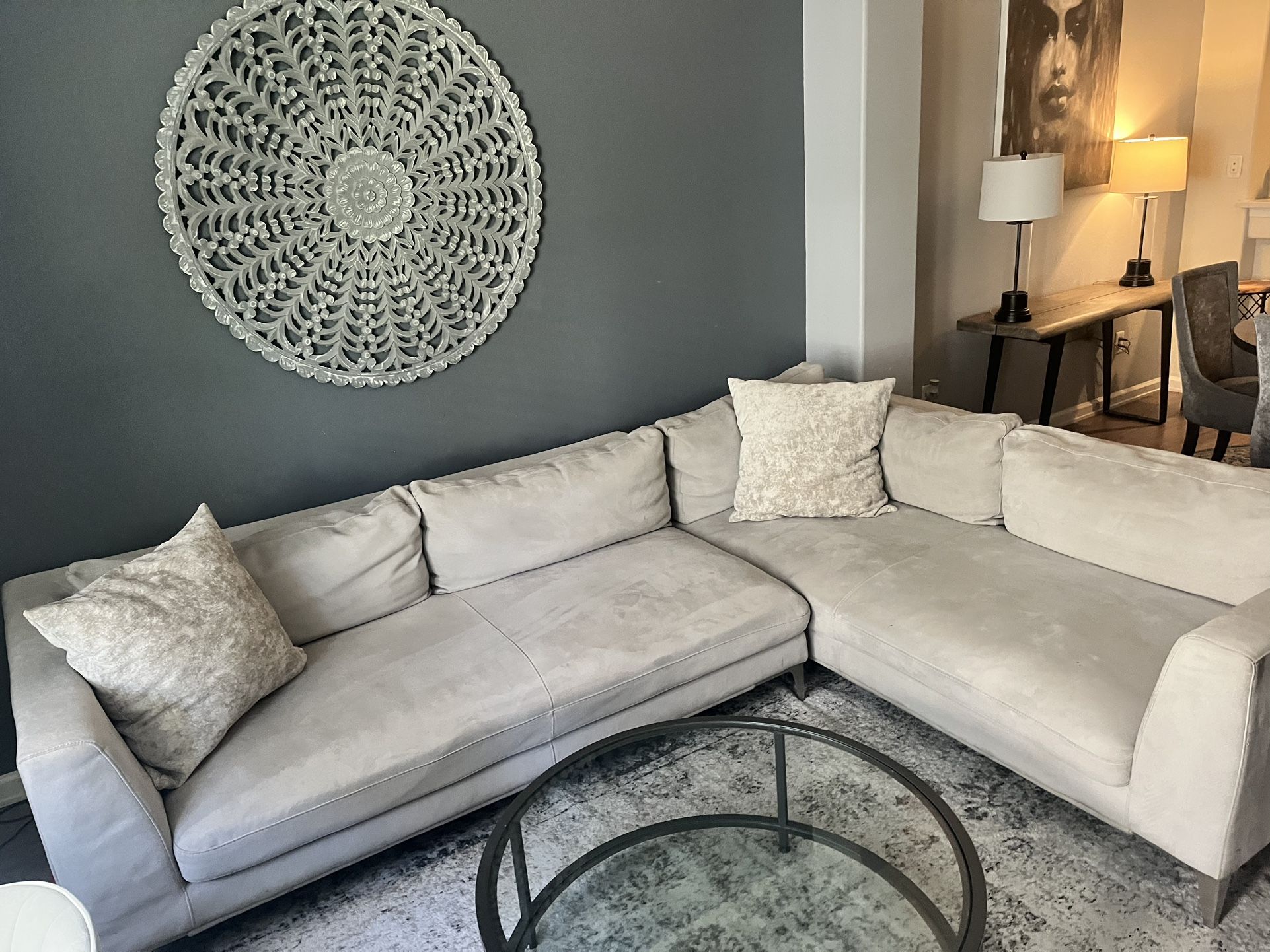 Grey 2 Piece Sectional