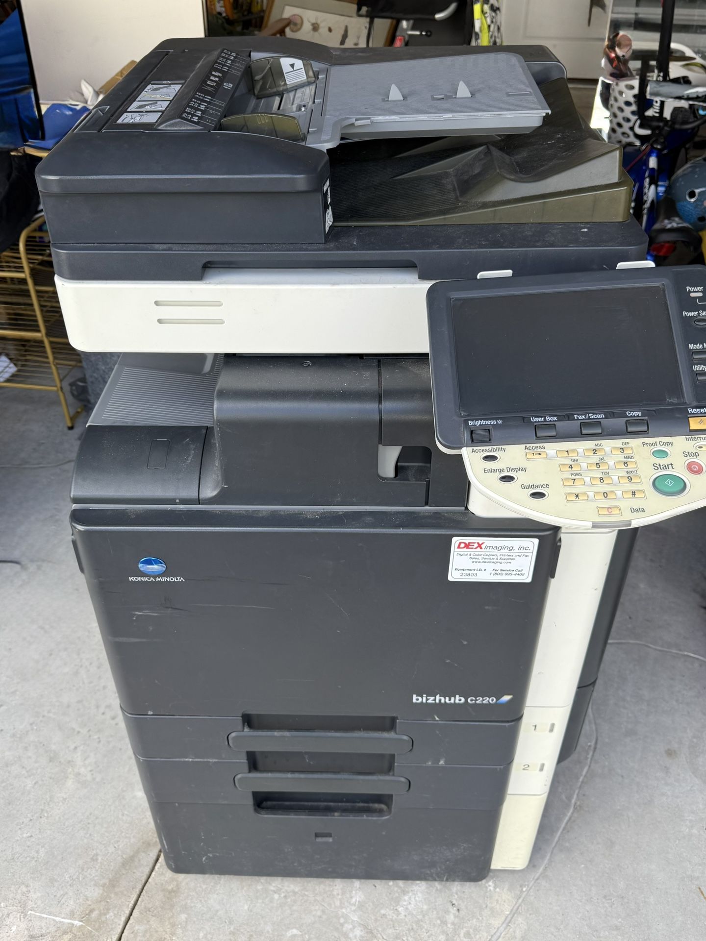Konica Minolta Bizhub C220 – Color Printer / Copier / Scanner