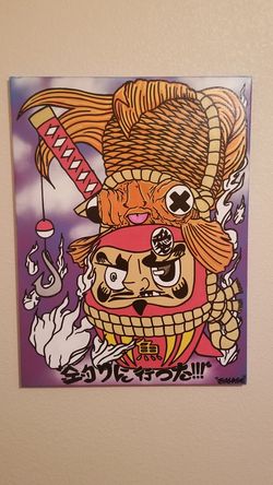 Japanese Daruma Doll Painting