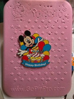 Mickey Mouse Happy Birthday pin