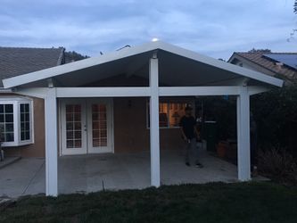 Non insulated patio cover