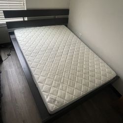 IKEA Full size bed frame and mattress