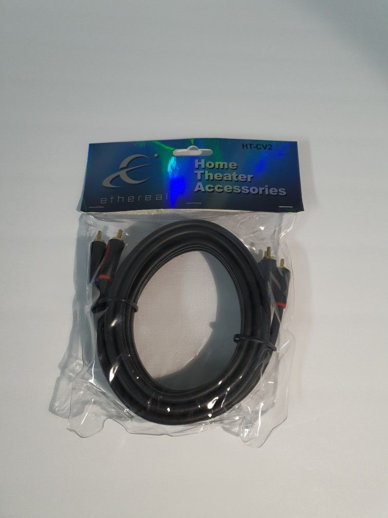 NEW Ethereal HT-CV2 Component Video Cable, 2 Meter (6.5 Ft), Premium Grade ....
New in sealed package...
Same Day Shipping, Don't forget to check out