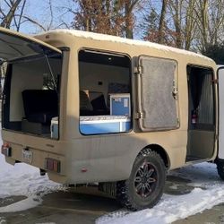 For Sale/Rent: Unique 4x4 Camper Truck!