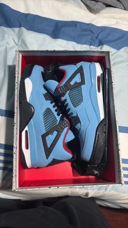 Air Jordan 4 Retro University Blue “Cactus Jack” US Mens Size 10