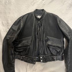 Vintage Leather Harley Davidson Jacket