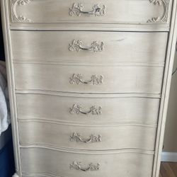 White And Cream Dresser 