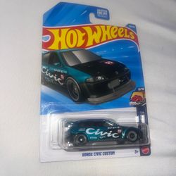 2021 HOT WHEELS HONDA CIVIC CUSTOM 8/10 HW DRAG RACERS MINT