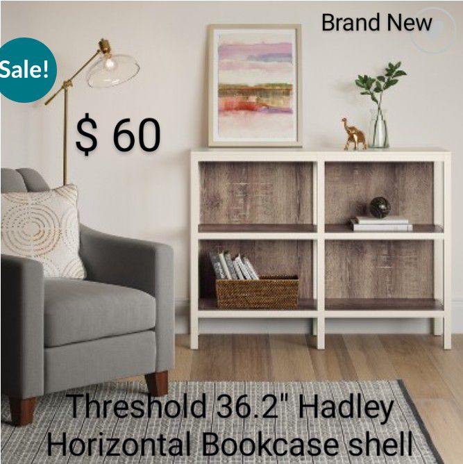 Brand New Threshold 36,2" Hadley Horizontal Bookcase Shell