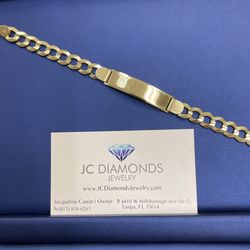 Bracelets Id 14 K Gold 