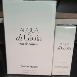 Acqua Di Gioia Perfume SEALED **GREAT GIFT** Giorgio Armani