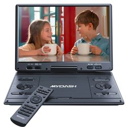MYDASH 14.9'' Portable DVD Player with Screen for Car, Home & Travel