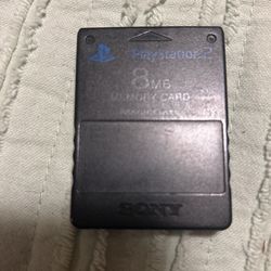 Memory Card For PS2