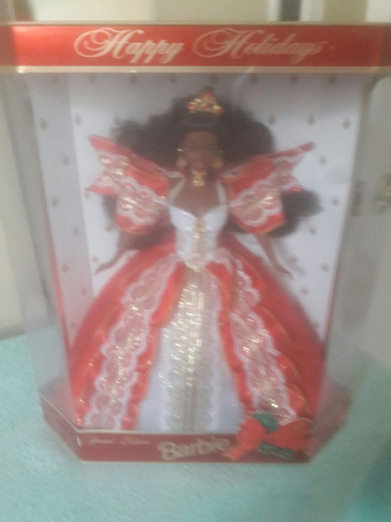 Black Barbie holiday special edition