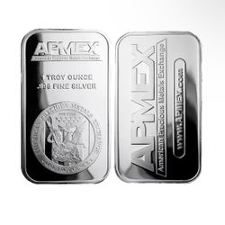 1 Oz Silver bar - APMEX