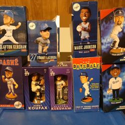 9 Dodgers Bobbleheads $30 Each.