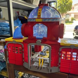 Toy Trucks And Paw Patrol Station Toy Bundle