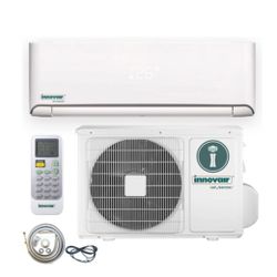 9,000 BTU Ductless Mini Split AC & Heat Pump – 115V – Line Set Included