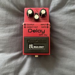 Boss Waza Craft Delay Pedal Great Condition