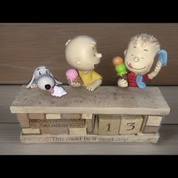 Hallmark Peanuts Perpetual Calendar “This Could be a Sweet Day”  Complete - EUC