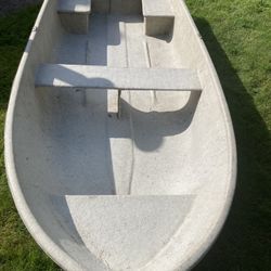 10 Foot Fiberglass Rowboat 