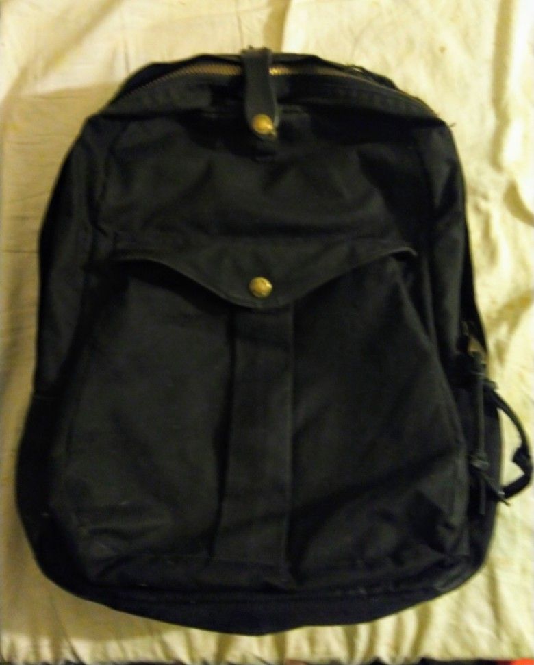 Filson Tin Cloth Dark Blue Backpack