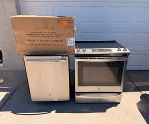 Range Dishwasher Microwave Stainless Steel 60 Day Warranty