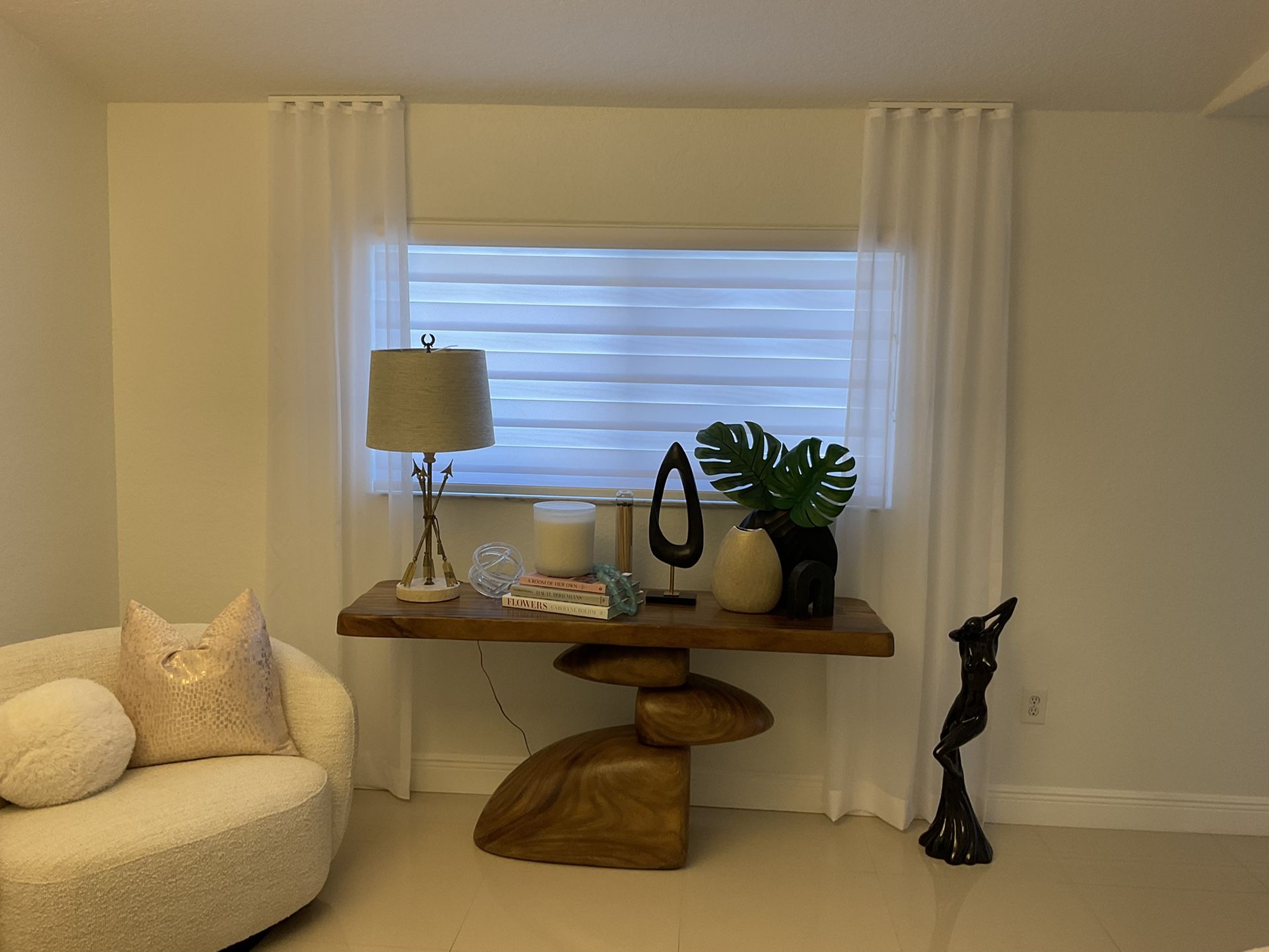 Side Panel Ripple Fold And Zebra Blinds